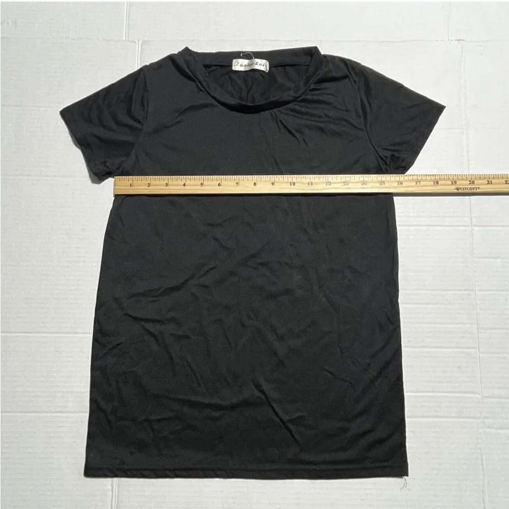 Angel wings cutout short sleeve tee Small - Picture 6 of 7